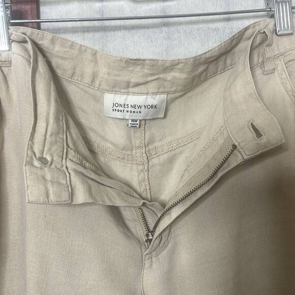 JONES NEW YORK SPORTS WOMAN LINEN‎ PANTS SIZE 16W - Picture 2 of 4